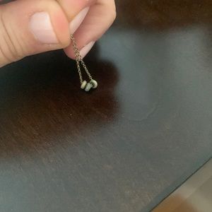 Dogeared tri colored necklace